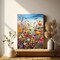 Sea of Flowers Diamond Painting Kit for Adults – 5D Full Round DIY Gem Art, 12x16 Inch Beginner-Friendly Home Wall Décor
